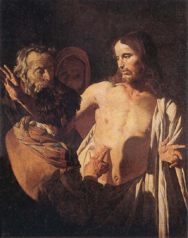 Gerrit van Honthorst The Incredulity of St Thomas china oil painting image